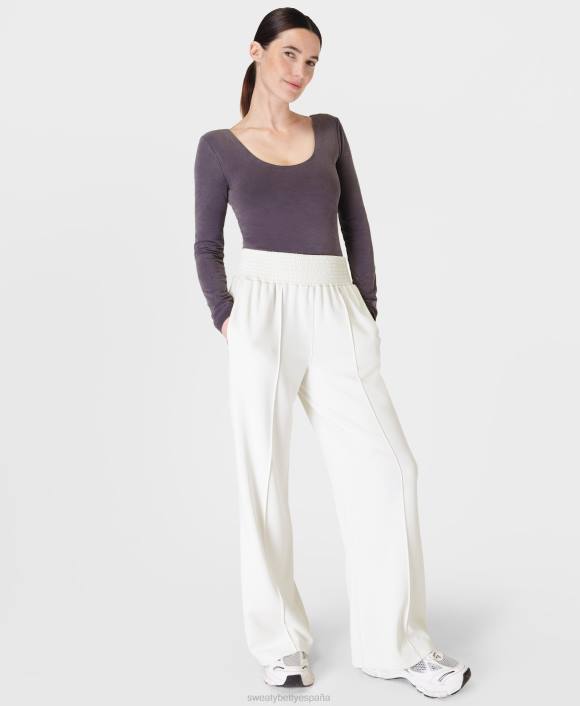 ropa gris urbano T28T780 body de manga larga sin costuras suaves mujer Sweaty Betty