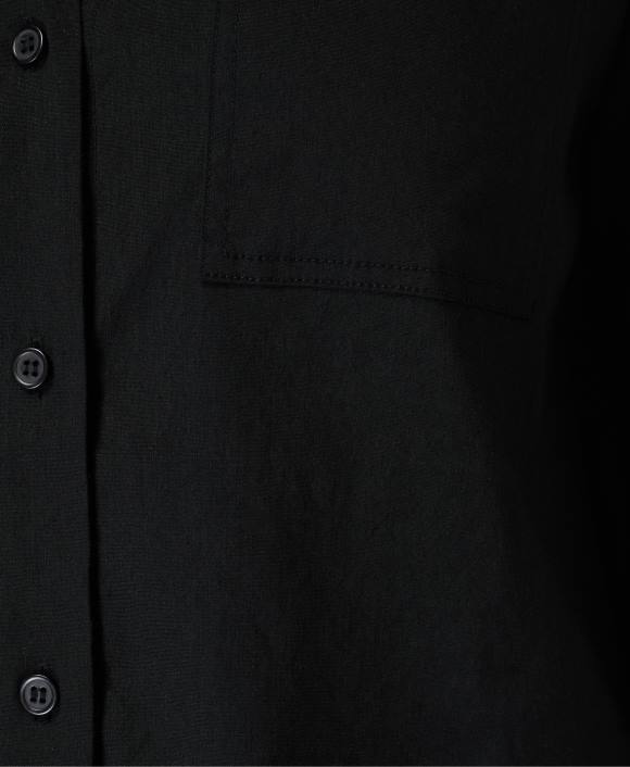 ropa negro T28T1029 camisa holgada de lino elástico de verano mujer Sweaty Betty