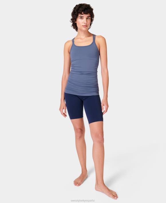 ropa azul infinito T28T704 tanque de yoga sin costuras aplomo mujer Sweaty Betty