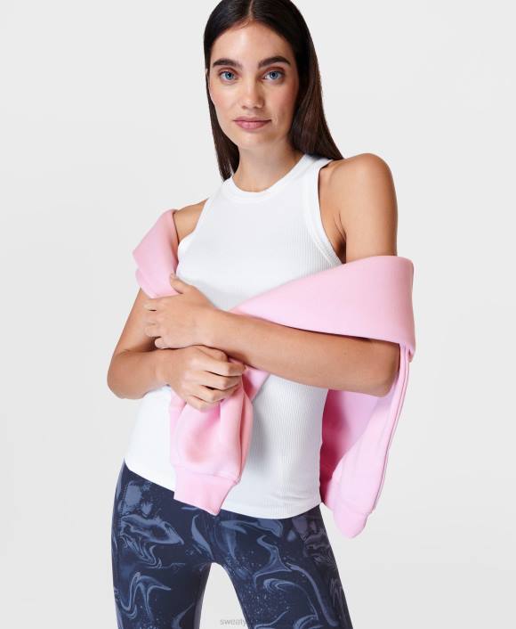 ropa blanco T28T141 playera sin mangas de harper racer mujer Sweaty Betty