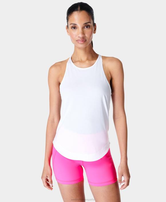 ropa blanco T28T476 respira tranquilo tanque corriendo mujer Sweaty Betty