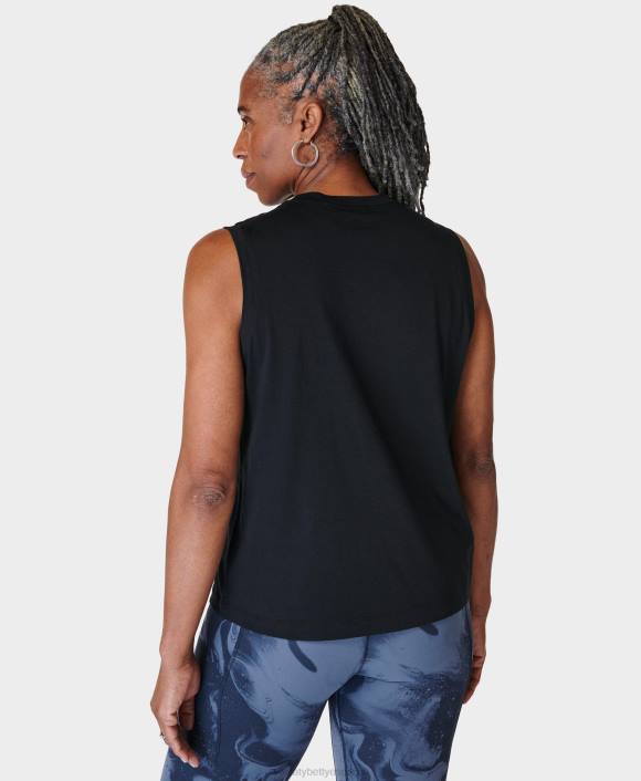 ropa negro T28T234 camiseta sin mangas esencial mujer Sweaty Betty