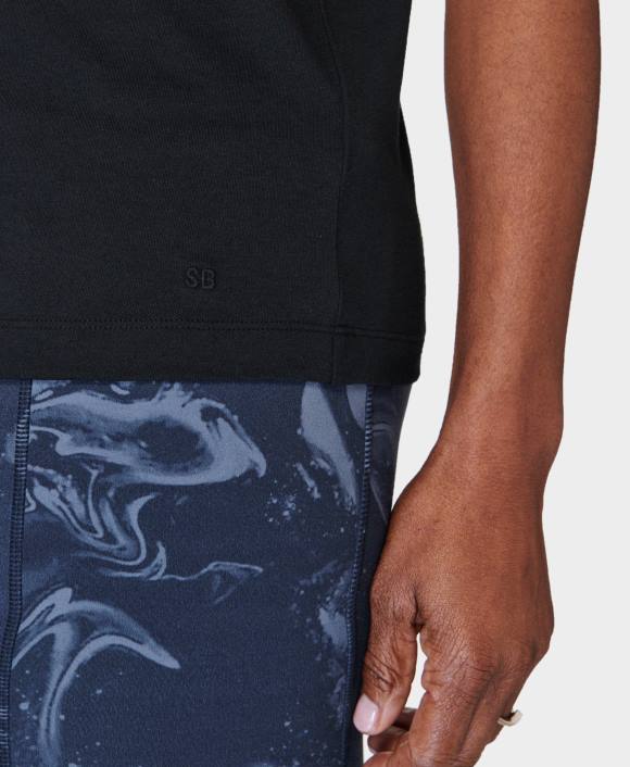 ropa negro T28T234 camiseta sin mangas esencial mujer Sweaty Betty