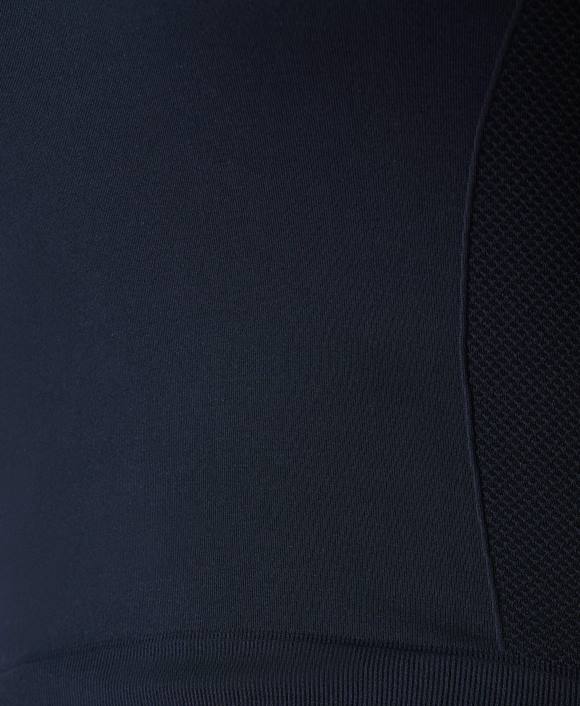 ropa negro T28T428 tanque de entrenamiento sin costuras de cultivo de atleta mujer Sweaty Betty