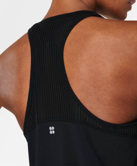 ropa negro T28T612 respira tranquilo tanque corriendo mujer Sweaty Betty