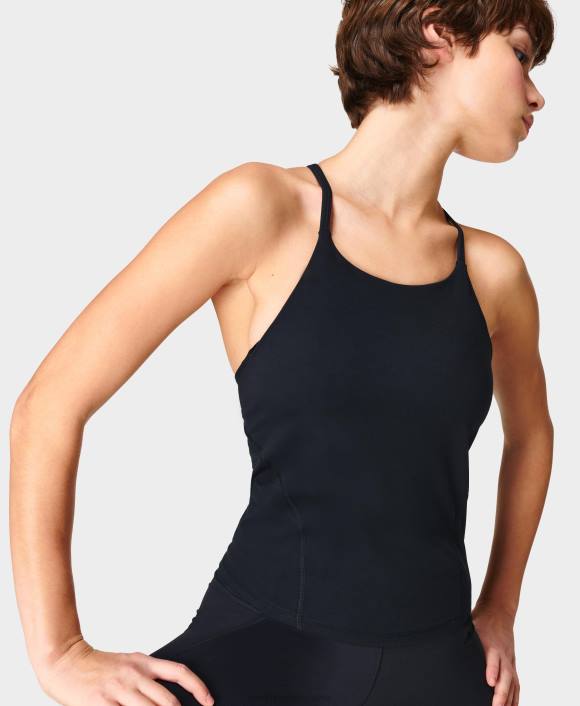 ropa negro T28T896 tanque de yoga súper suave mujer Sweaty Betty
