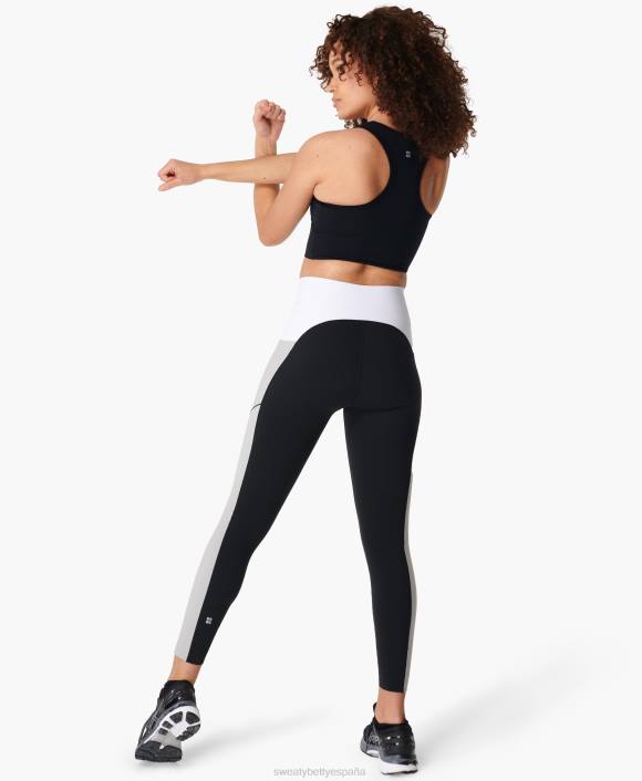 ropa negro T28T982 tanque de entrenamiento power frame mujer Sweaty Betty