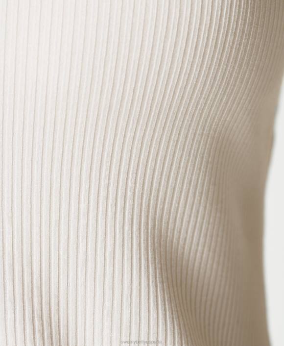 ropa ostra blanca T28T836 tanque de costilla harper racer mujer Sweaty Betty