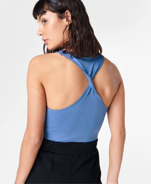 ropa regata azul T28T848 camiseta sin mangas de primavera sin costuras mujer Sweaty Betty