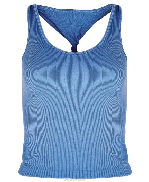 ropa regata azul T28T848 camiseta sin mangas de primavera sin costuras mujer Sweaty Betty