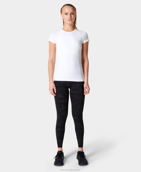 ropa blanco T28T195 camiseta de entrenamiento sin costuras para atleta mujer Sweaty Betty