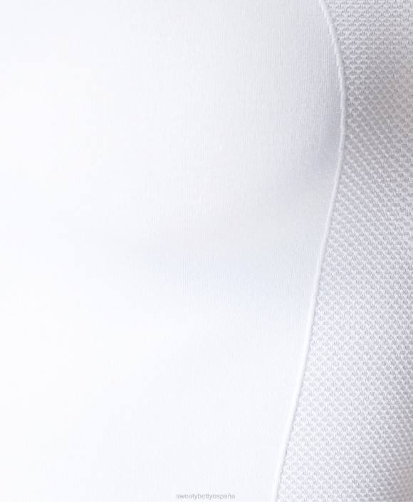 ropa blanco T28T291 camiseta corta de entrenamiento sin costuras para atleta mujer Sweaty Betty