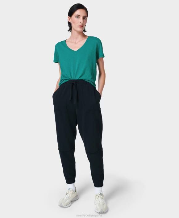 ropa ola verde T28T1076 actualizar camiseta con cuello en v mujer Sweaty Betty