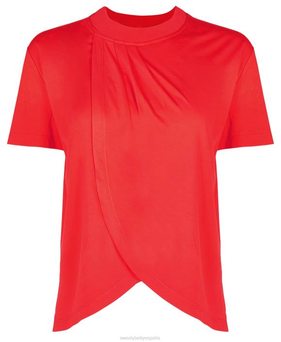 ropa tulipán rojo T28T971 camiseta de manga corta tori mujer Sweaty Betty