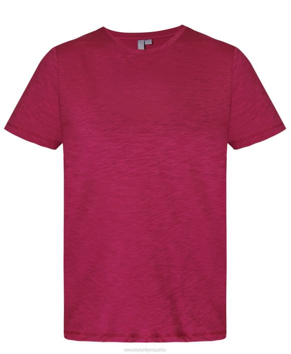 ropa vampiro rojo T28T979 camiseta refrescante con cuello redondo mujer Sweaty Betty