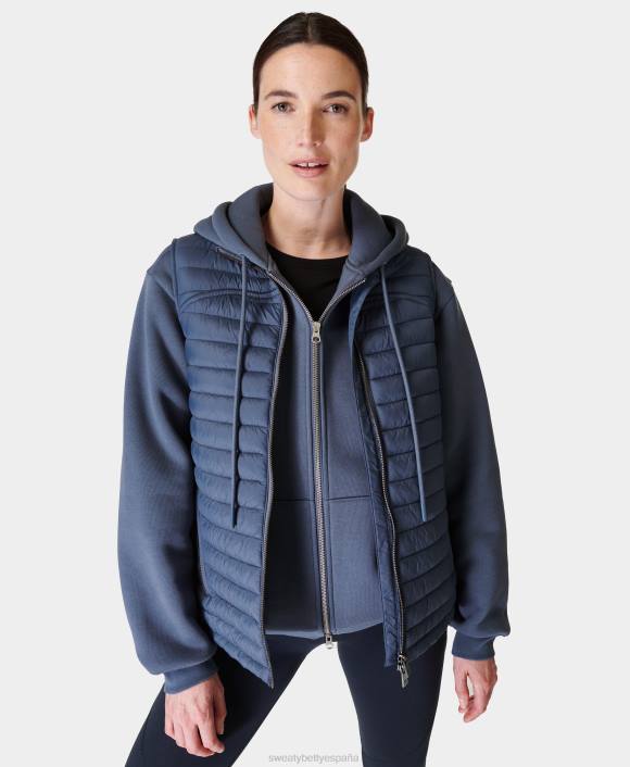 ropa azul infinito T28T326 chaleco pionero mujer Sweaty Betty