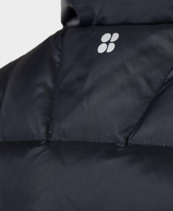 ropa negro T28T783 chaleco plegable pathfinder mujer Sweaty Betty