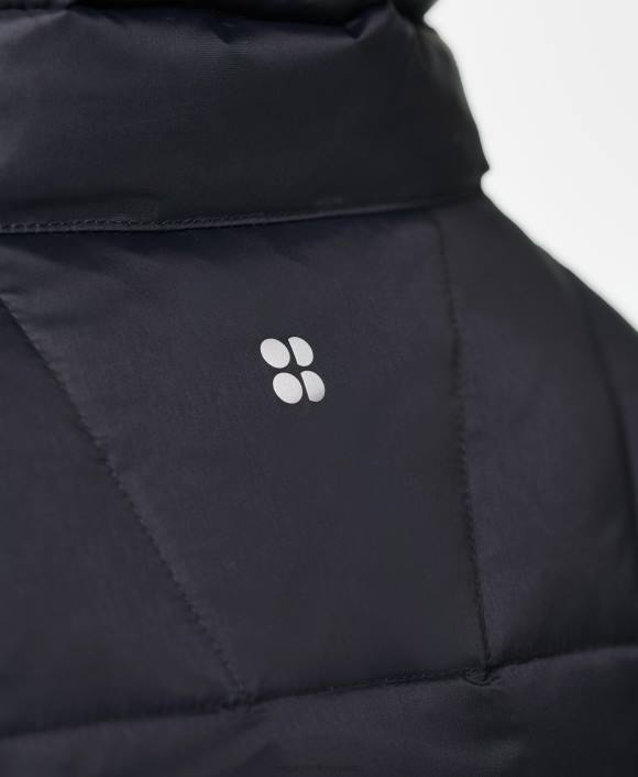 ropa negro T28T783 chaleco plegable pathfinder mujer Sweaty Betty