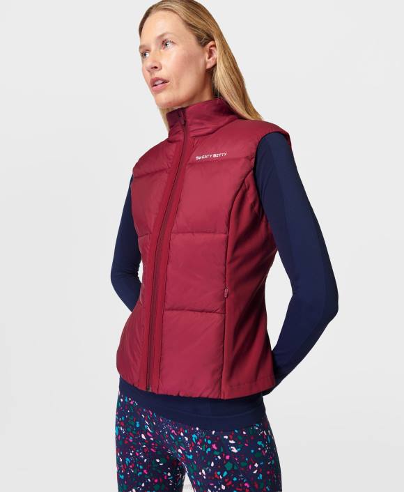 ropa vampiro rojo T28T684 acelerar el chaleco para correr de élite mujer Sweaty Betty