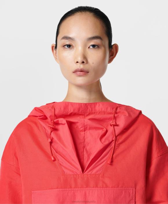 ropa tulipán rojo T28T798 jersey nómada mujer Sweaty Betty