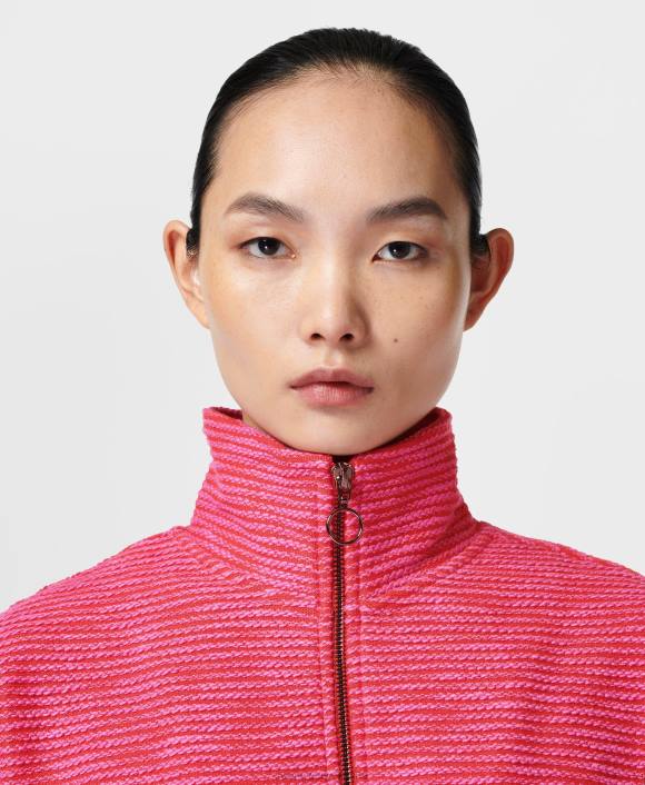 ropa tulipán rojo T28T997 jersey de descanso con media cremallera mujer Sweaty Betty