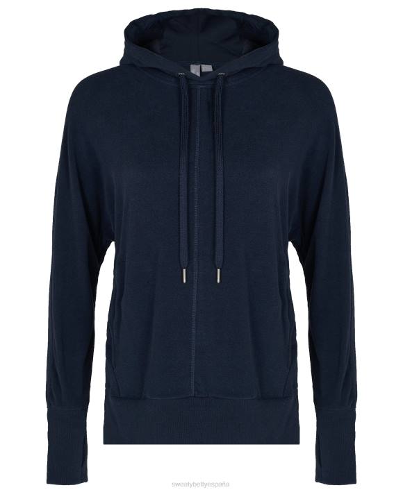 ropa Azul marino T28T1047 sudadera con capucha de lana libere luxe mujer Sweaty Betty