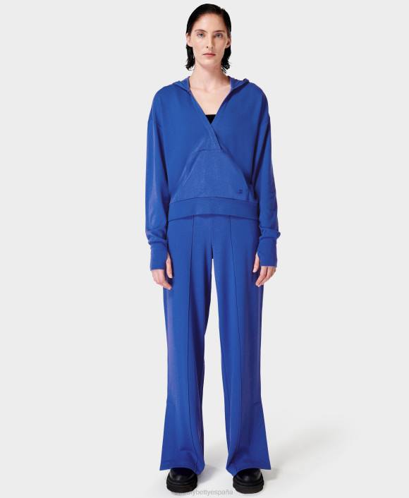 ropa hora azul T28T1006 sudadera con capucha relajada después de clase mujer Sweaty Betty