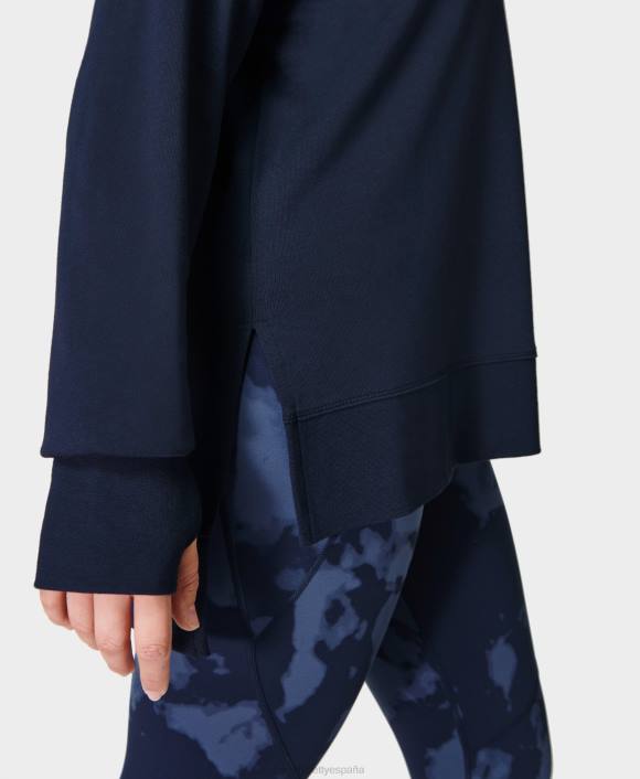 ropa Azul marino T28T45 sudadera larga after class mujer Sweaty Betty