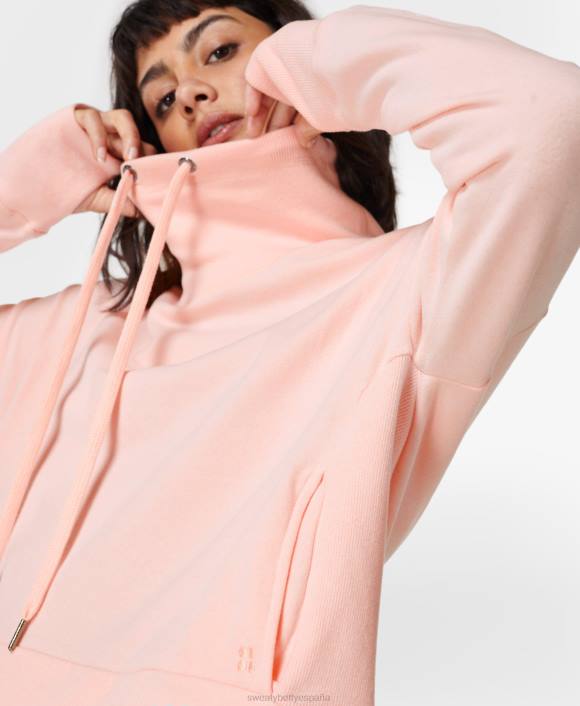 ropa rosa antiguo T28T1083 armonizar sudadera de lana italiana mujer Sweaty Betty