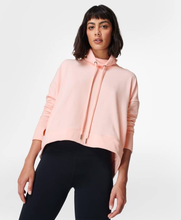 ropa rosa antiguo T28T1083 armonizar sudadera de lana italiana mujer Sweaty Betty