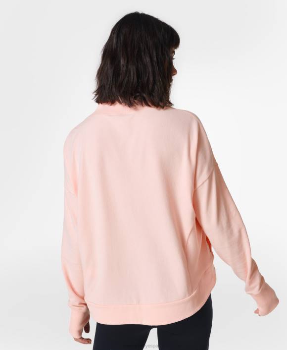 ropa rosa antiguo T28T1083 armonizar sudadera de lana italiana mujer Sweaty Betty