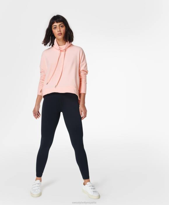 ropa rosa antiguo T28T1083 armonizar sudadera de lana italiana mujer Sweaty Betty