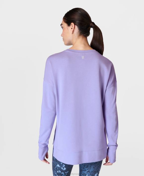 ropa violeta violeta virtual T28T48 sudadera larga after class mujer Sweaty Betty