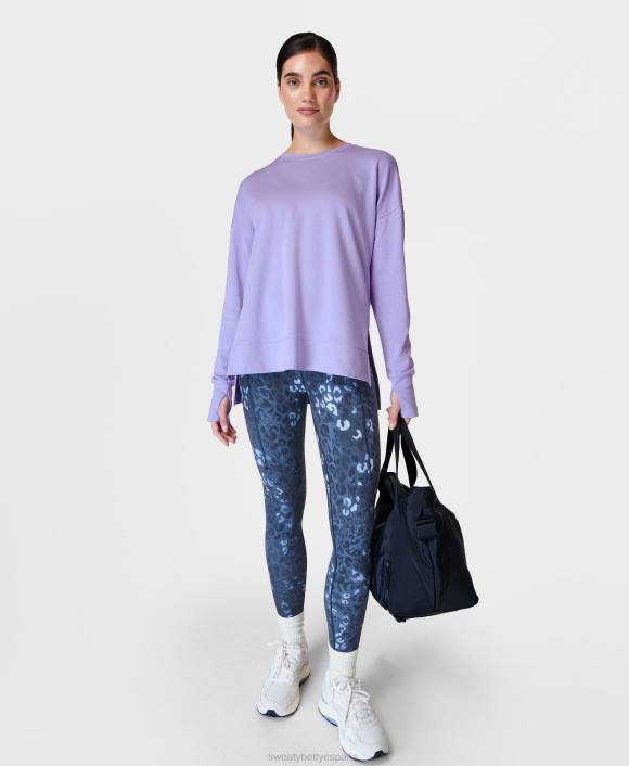 ropa violeta violeta virtual T28T48 sudadera larga after class mujer Sweaty Betty