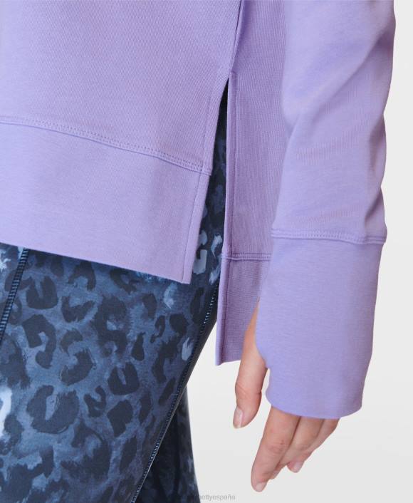 ropa violeta violeta virtual T28T48 sudadera larga after class mujer Sweaty Betty
