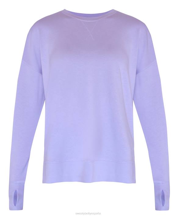 ropa violeta violeta virtual T28T48 sudadera larga after class mujer Sweaty Betty