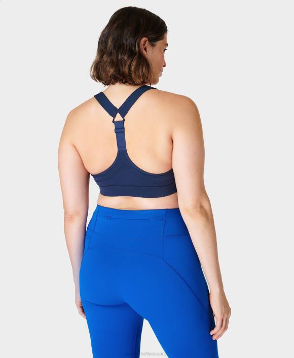ropa Azul marino T28T246 sujetador deportivo power de sujeción media mujer Sweaty Betty