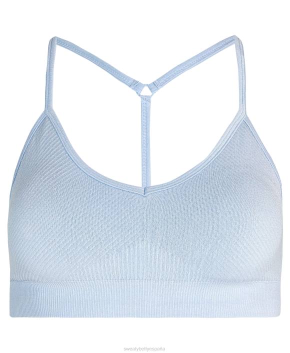 ropa aluminio azul T28T938 sujetador de yoga sin costuras consciente mujer Sweaty Betty