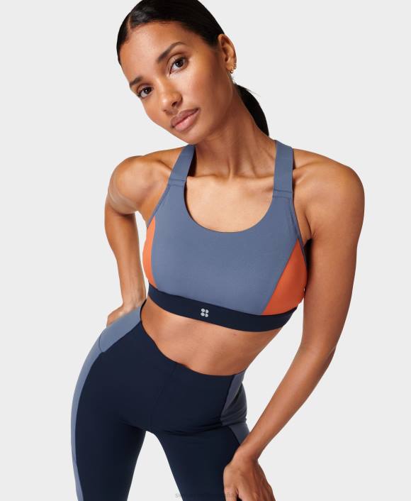 ropa azul infinito T28T258 sujetador deportivo power de sujeción media mujer Sweaty Betty