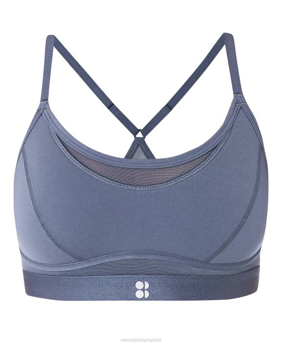 ropa azul infinito T28T405 sujetador power icon studio mujer Sweaty Betty