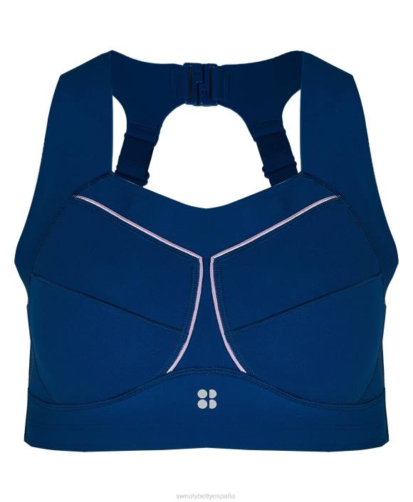 ropa azul profundo T28T398 sujetador para correr gravedad cero mujer Sweaty Betty