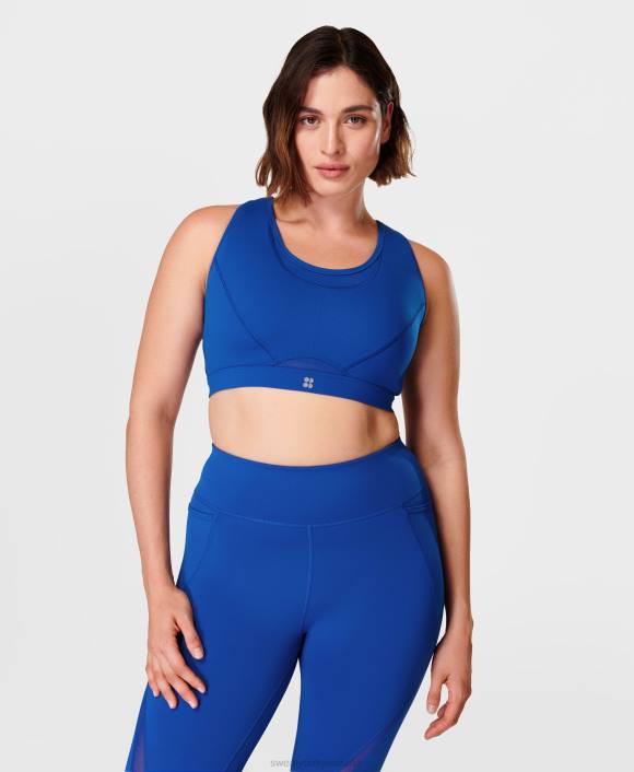 ropa azul relámpago T28T318 sujetador deportivo power icon mujer Sweaty Betty