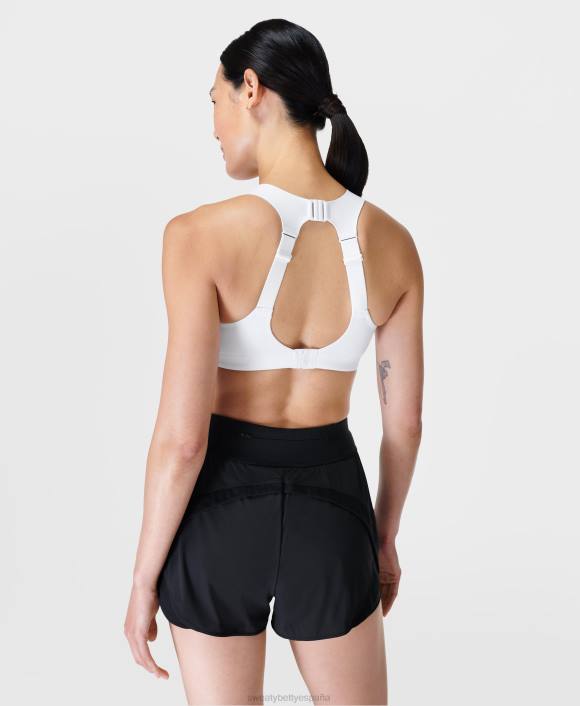 ropa blanco T28T390 sujetador para correr gravedad cero mujer Sweaty Betty