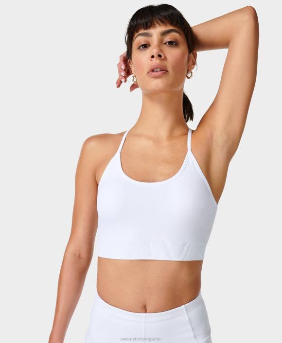ropa blanco T28T615 sujetador de yoga reformado espíritu mujer Sweaty Betty
