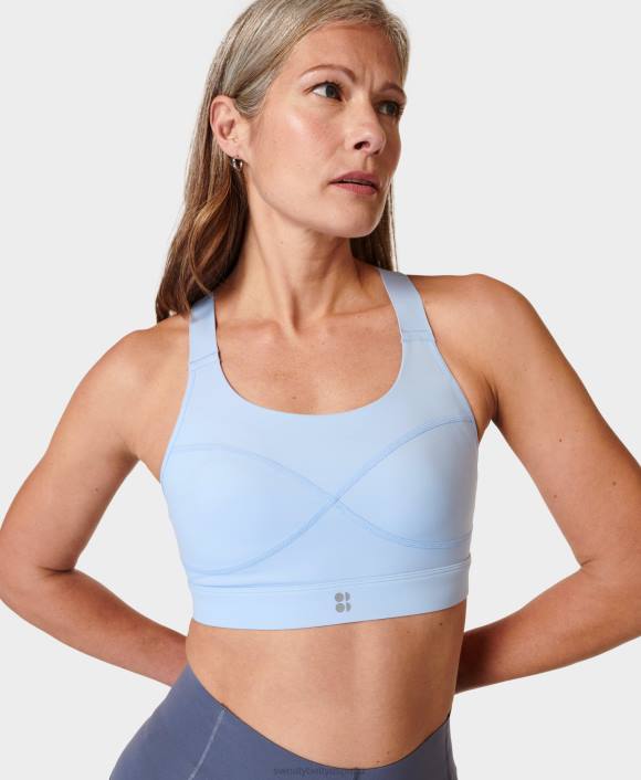 ropa brisa azul T28T247 sujetador deportivo power de sujeción media mujer Sweaty Betty