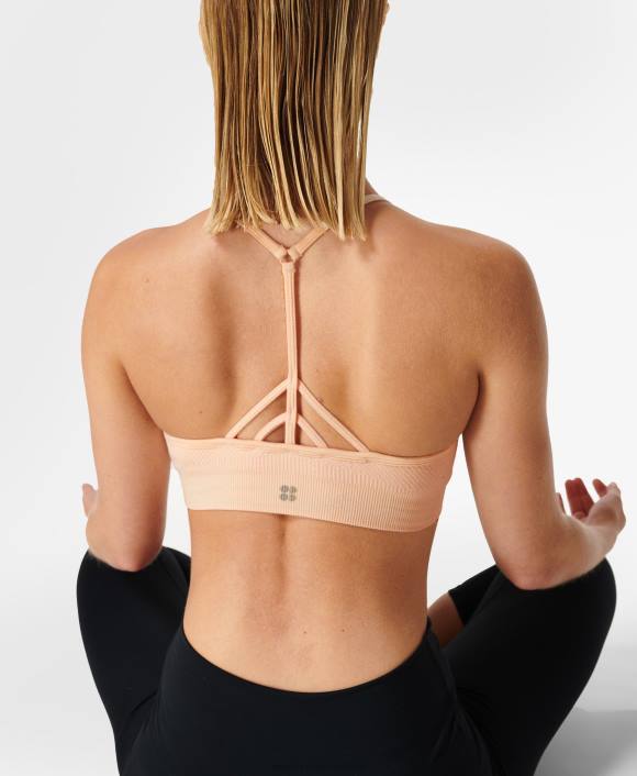 ropa flor de naranja T28T930 sujetador de yoga sin costuras consciente mujer Sweaty Betty