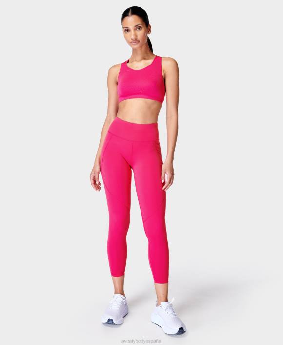 ropa frambuesa rosa T28T1026 sujetador deportivo con tiras Stamina Form mujer Sweaty Betty