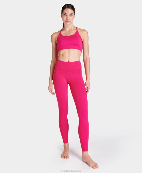 ropa frambuesa rosa T28T616 sujetador de yoga reformado espíritu mujer Sweaty Betty
