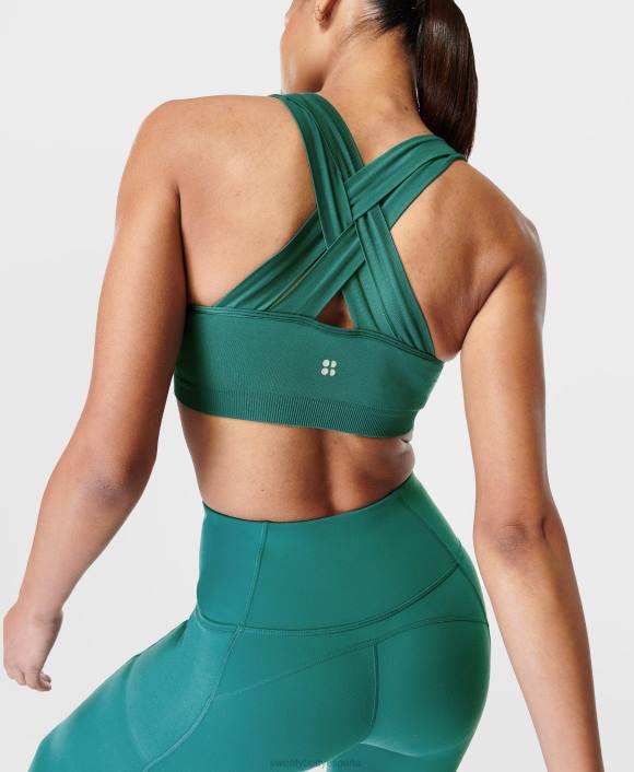 ropa ágata azul T28T1027 sujetador deportivo con tiras Stamina Form mujer Sweaty Betty