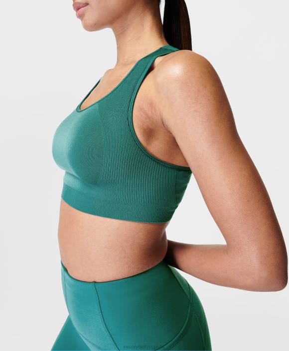 ropa ágata azul T28T1027 sujetador deportivo con tiras Stamina Form mujer Sweaty Betty